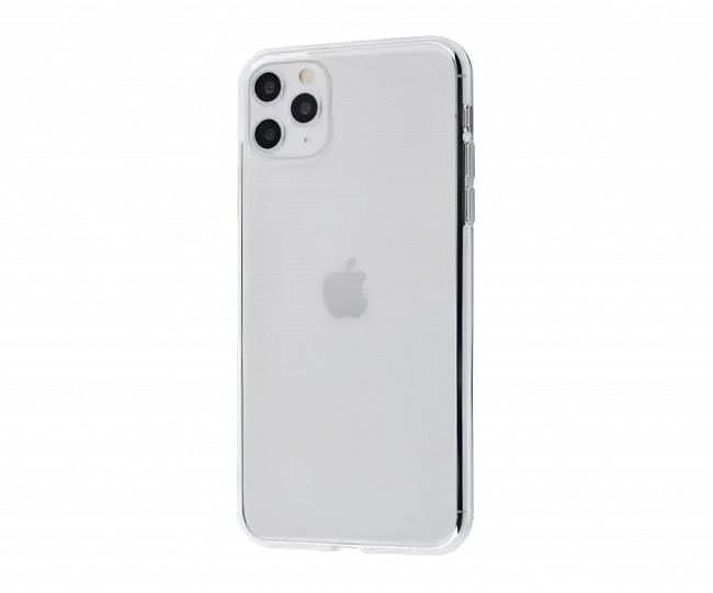 Чехол iPhone 11 Pro Max Silicone Clear 2.0mm Transparent Full Camera